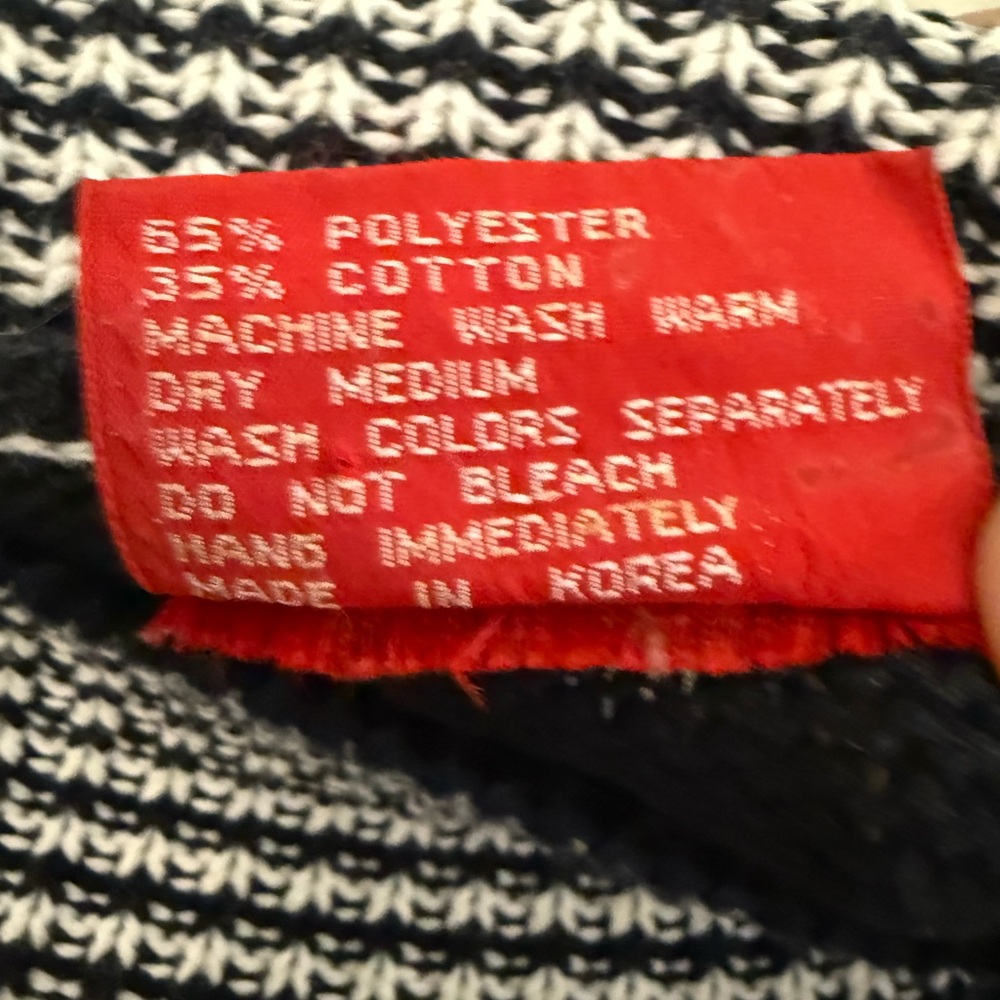 Rawlings Cat Boatneck Knit Sweater Vintage Rare - Picture 11 of 14